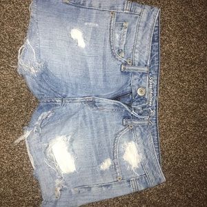 American eagle ripped shorts